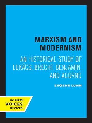 cover image of Marxism and Modernism